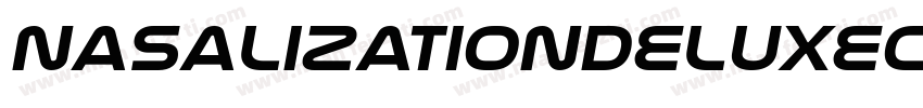 NasalizationDeluxeCond Italic字体转换